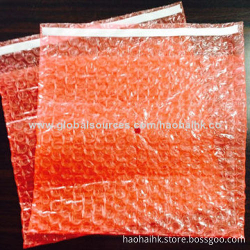 PE Anti-static Resealable Bubble Bag, OEM Orders are Welcome